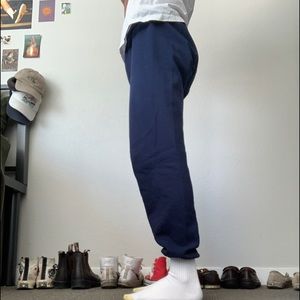 Mens Jerzees Blue Sweatpants